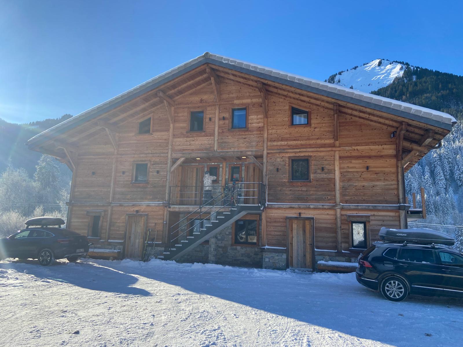 Le Chalet en hiver